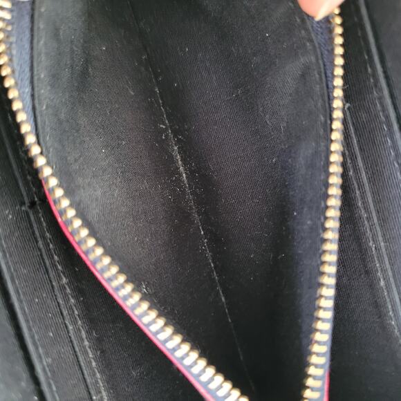 Paul Smith Colorfull Stripped Leather Kisslock Long Large Wallet Designer Boho - Picture 6 of 11